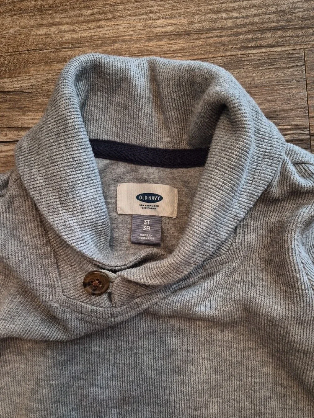Old Navy Gray Kids Hooded Pullover Sweatshirt